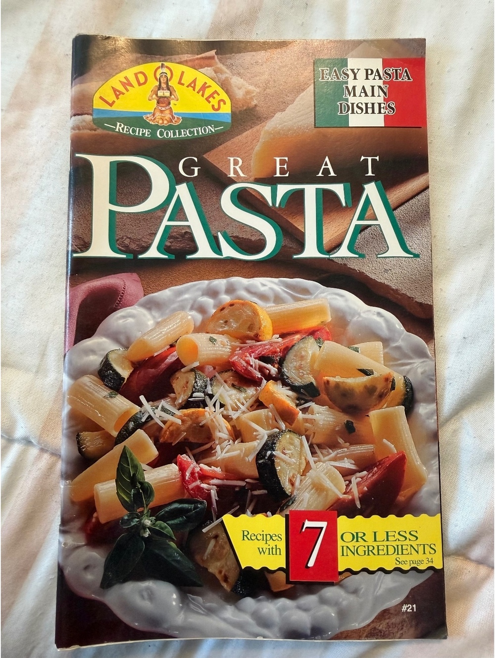 Land O Lakes Recipe Collection Great Pasta Magazine #21